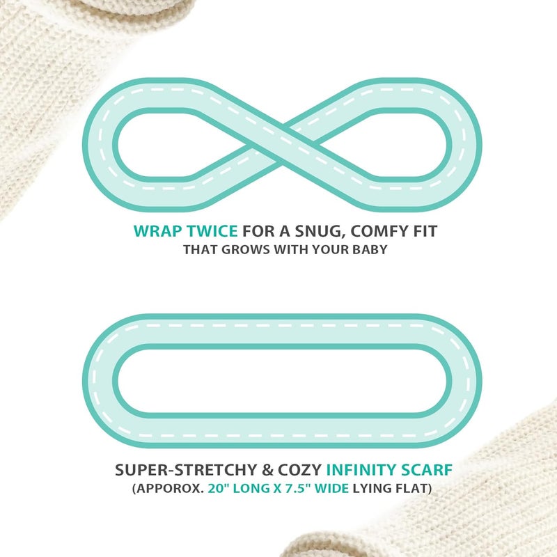 JELLYTREE Store Kids Winter Scarf Fashion Thick Knitted Warm Toddler Infinity Scarf Soft Neck Warmer for Boys Girls - Image 5